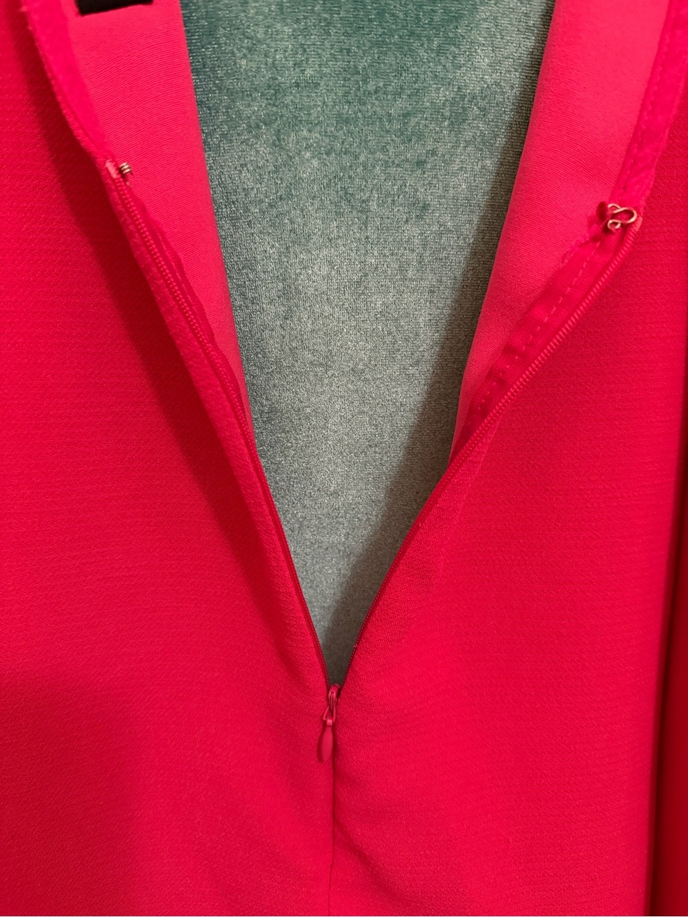 Pomander Place Fuchsia Tie-Neck Blouse - Picture 8 of 13